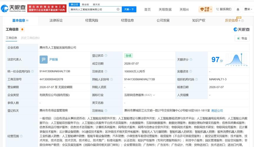 惠州市人工智能發(fā)展成立
